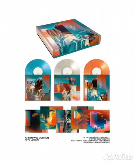 Armin VAN buuren - feel again 3xLP винил цветной