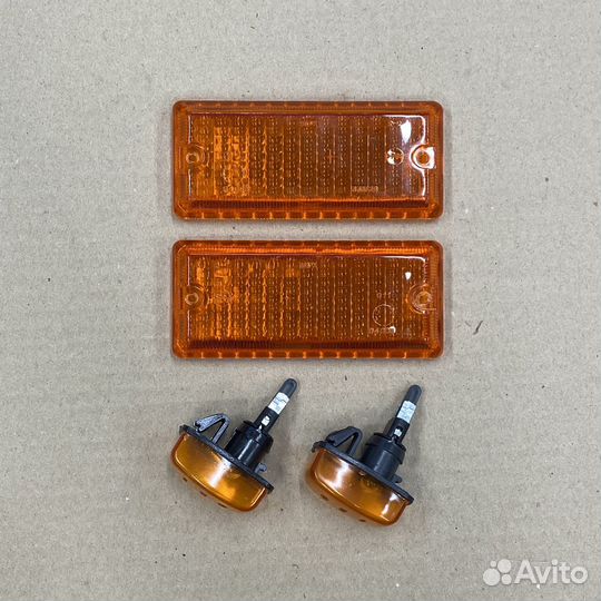 Повторители и стекла поворотника ока желтые