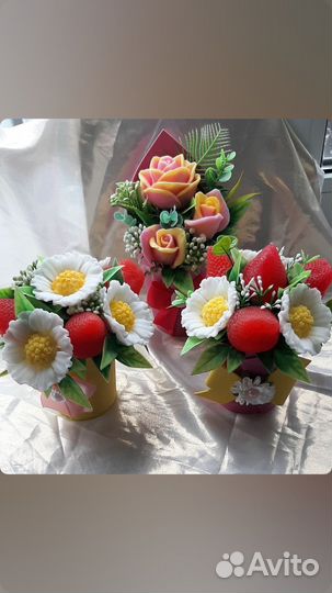 Мыльные букеты