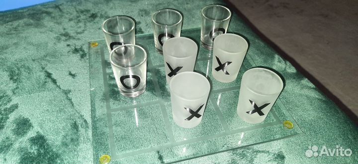 Рюмки крестики нолики