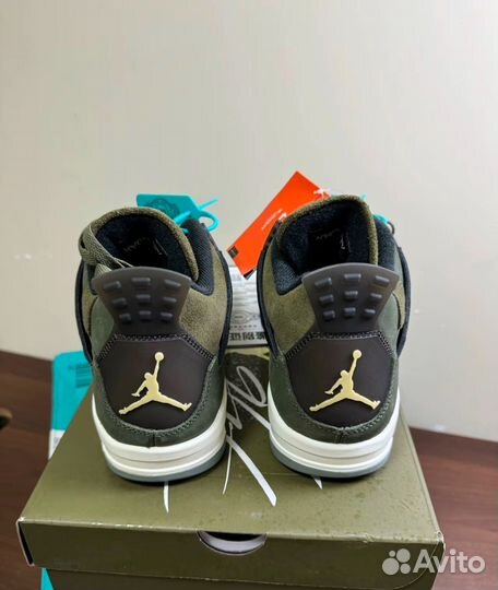 Nike air jordan 4 retro medium olive Оригинал