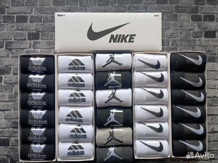 Носки Nike Puma Adidas Jordan