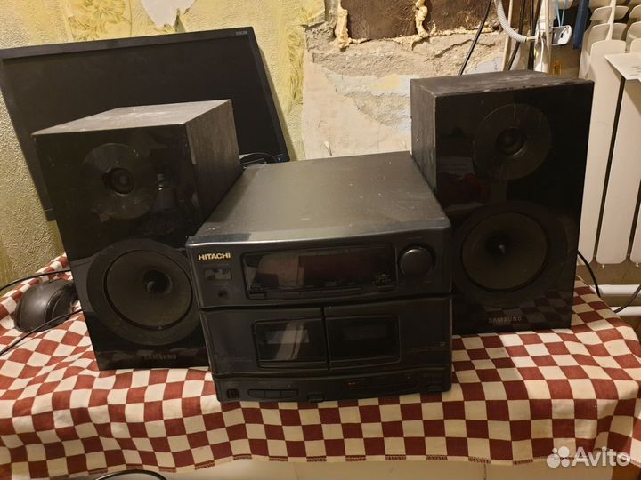 Музыкальный центр hitachi had-15w б/у