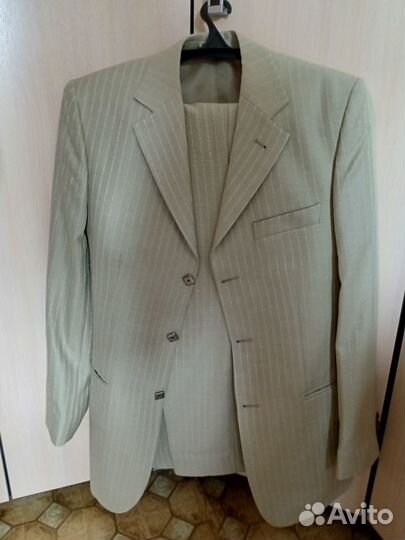 Костюм мужской классический светлый летний Турция