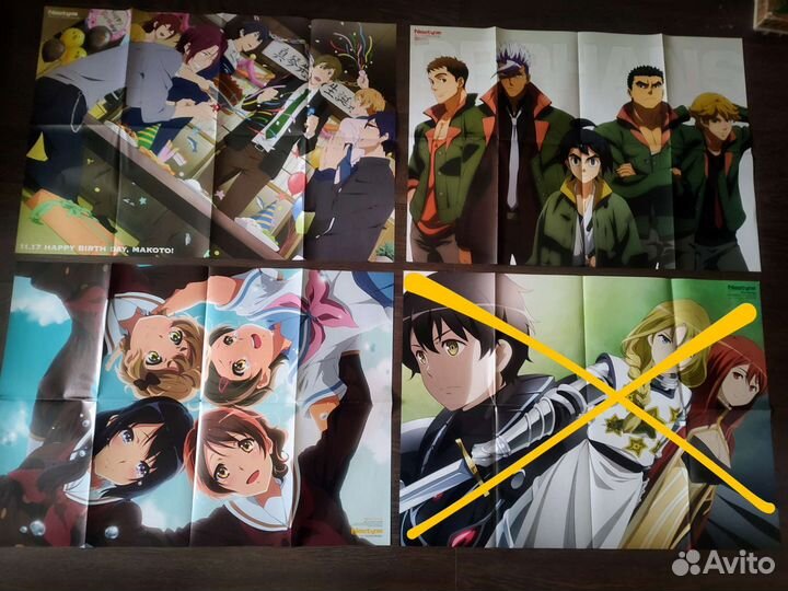 Большие аниме плакаты