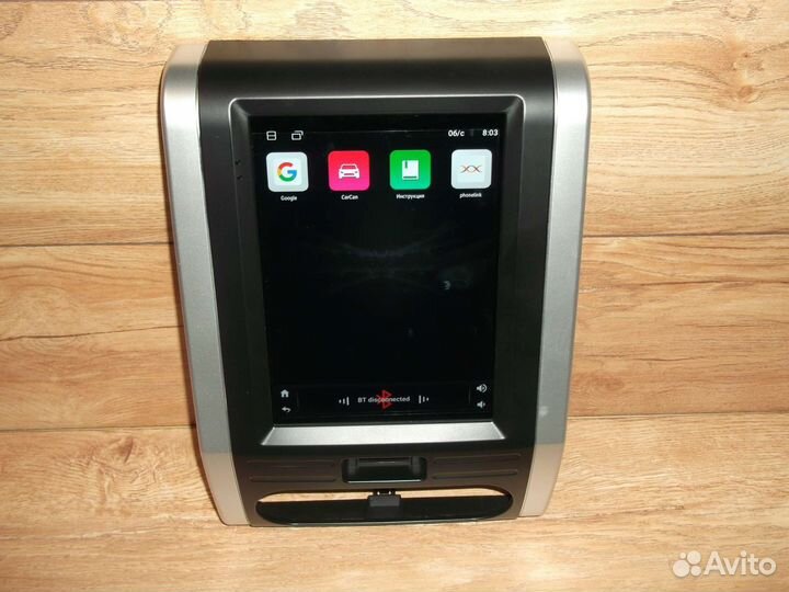 Магнитола Nissan X-Trail T31 Android типа Tesla