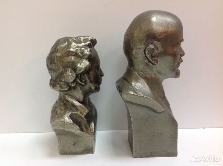Бюст Ленин Пушкин. СССР