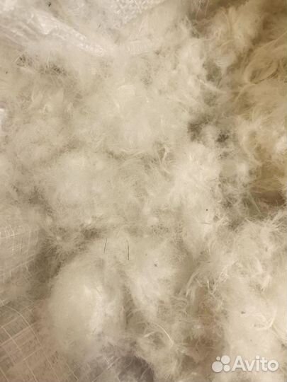 Пух гусиный белый