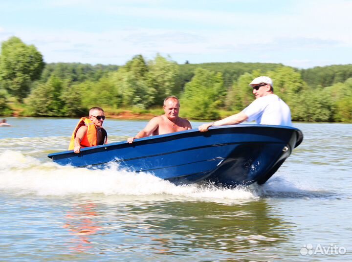 Новая моторная лодка Неман 340 тримаран в наличии