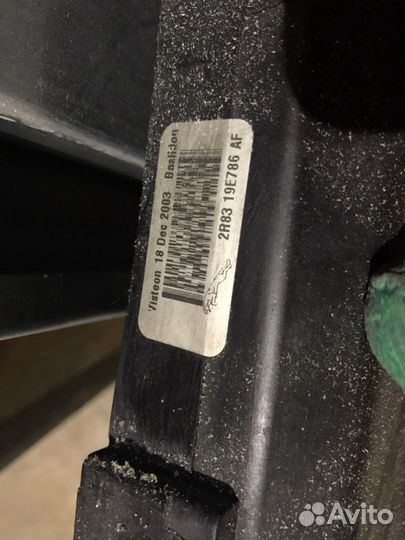 Диффузор jaguar 2002-2007