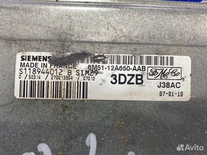 Блок управления двигателем Ford Focus 2 седан hxdb