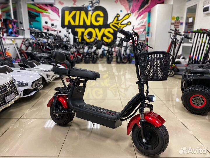 Электроскутер Wolong C 1 PRO 1000W 13ah Ver 2.1