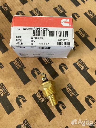 Датчик температуры Cummins M11 N14 NT855 KTA19