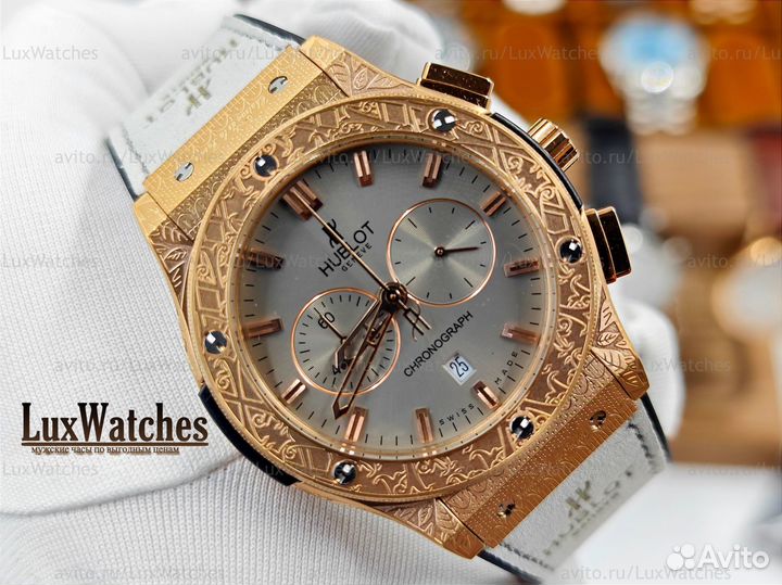 Hublot Gold кварцевые мужские часы