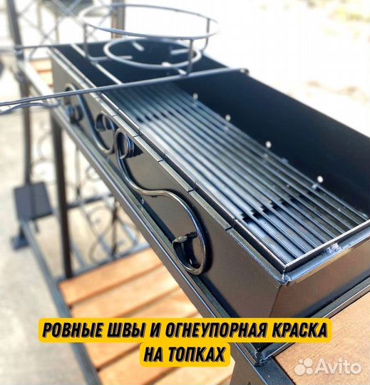 Мангал с крышей