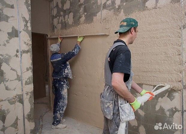 Механическая штукатурка Машинная штукатурка стен в Новосибирске ...