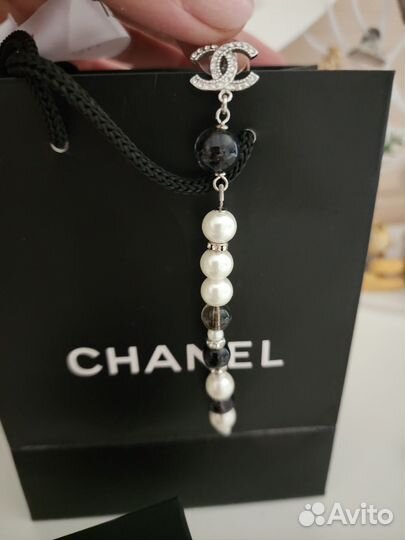 Серьги chanel с жемчугом, оригинал