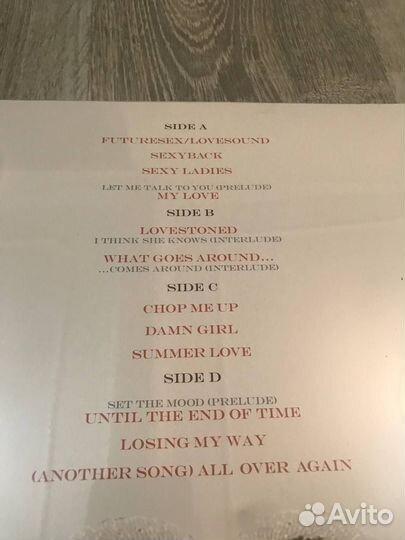 Виниловая Пластинка Justin Timberlake Futuresex