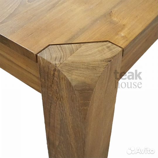 Стол обеденный из маcсива Тика Diamond 240