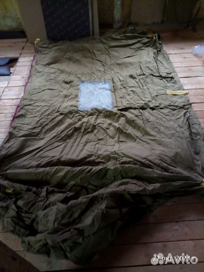 Палатка 4х местная СССР новая размер 2м на 2.20 м