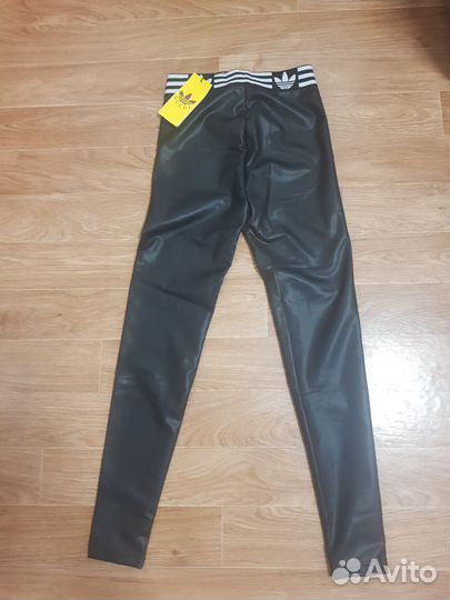 Кожаные леггинсы.Размер 27
