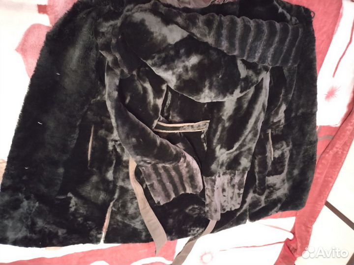 Шуба из овчины, 46 размер