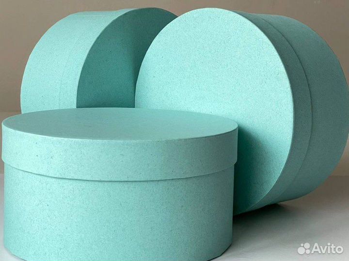 Шляпная коробка круглая для подарков и цветов