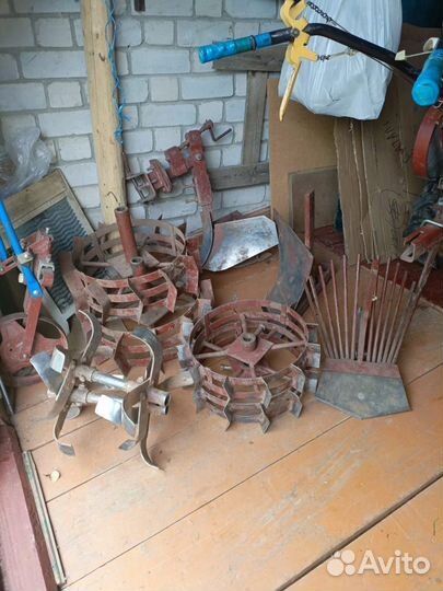 Мотоблок с телегой