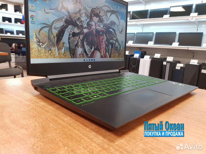 Игровой Ноутбук HP 15, Ryzen 5 3550H, GTX 1650