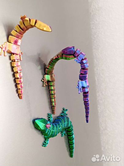 Комплект подвижных магнитных игрушек. 3д