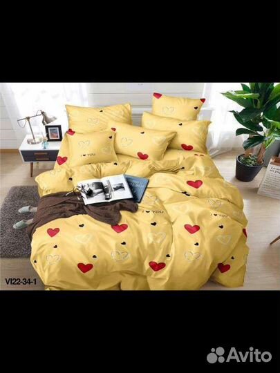 Постельное белье евро новое