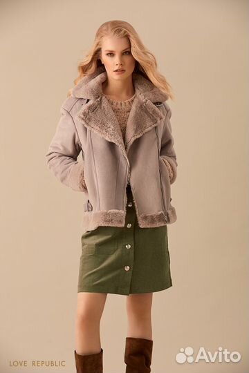Куртка дубленка авиатор