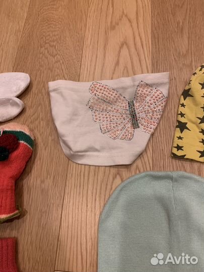 Пакет шапок, варежек, перчаток, подтяжки, снуд