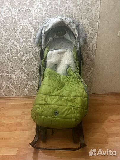 Санки коляска ника 7 5s