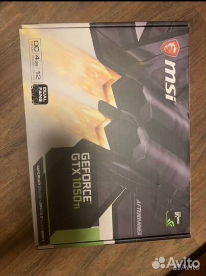 Видеокарта MSI 1050ti 4 gb