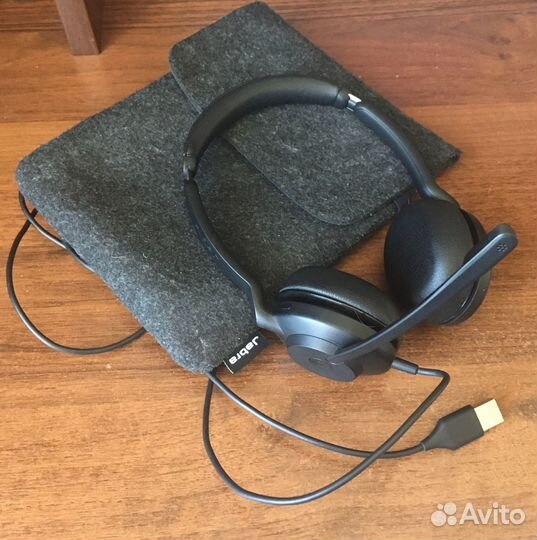Наушники Jabra Evolve2 30 (MS) с микрофоном / USB