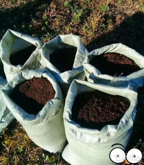 Навоз перегной в мешках