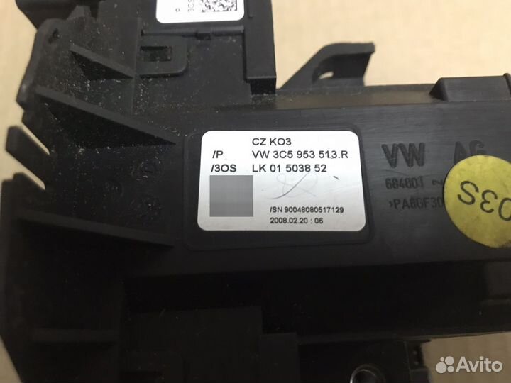 Переключатель дворников для Солярис 1,рио 3