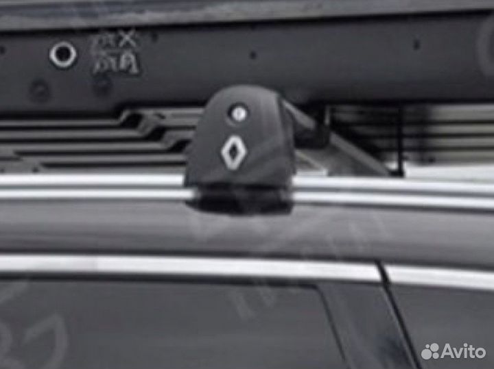 Багажник на рейлинги поперечные на крышу (рено)