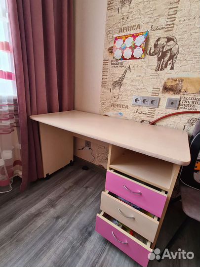 Двухъярусная кровать бу с матрасами