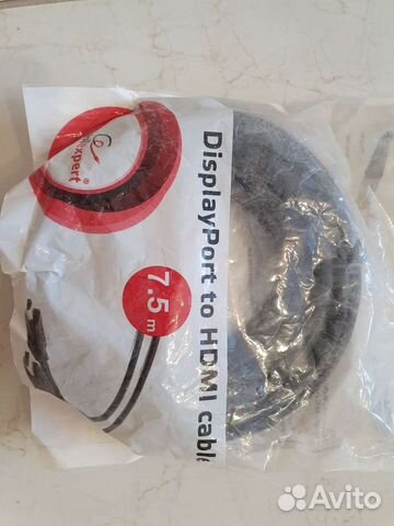 Кабель соединительный DisplayPort - hdmi