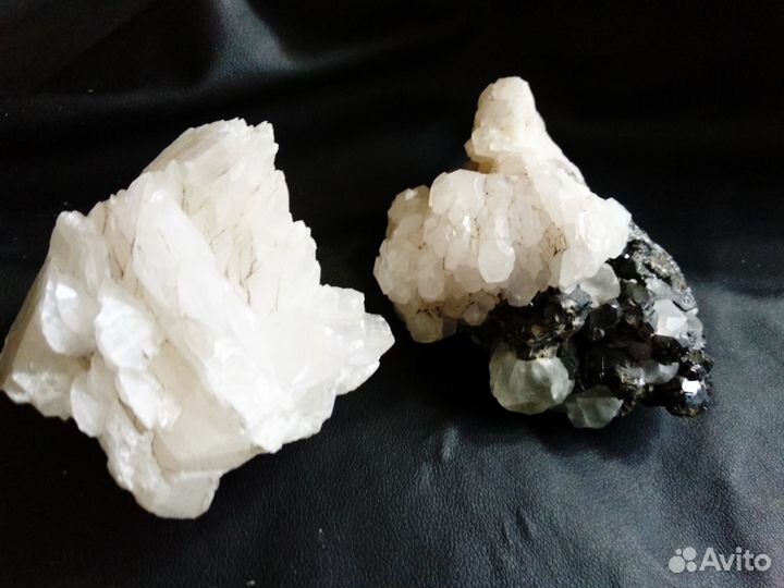 Кальциты (натёчный и со Сфалеритом)