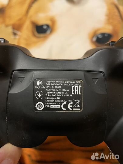 Геймпад logitech wireless gamepad f710
