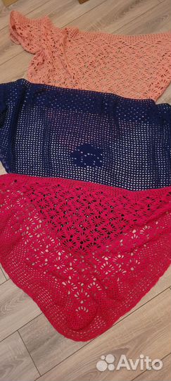 Шаль платок тёплый шарф мохер СССР