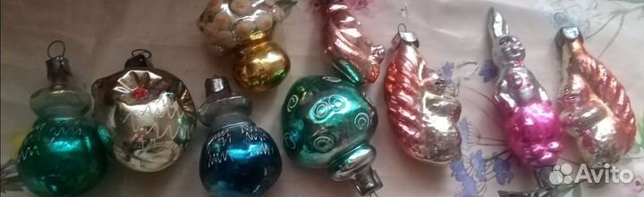 Елочные игрушки СССР