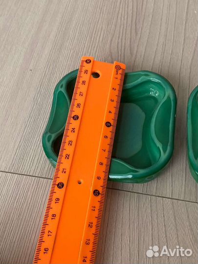 Винтажные пепельницы малахитовое стекло СССР