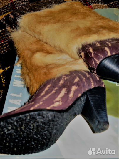 Зимние сапожки на нат. меху. р. 36