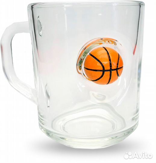 Кружка для чая с баскетбольным мячом