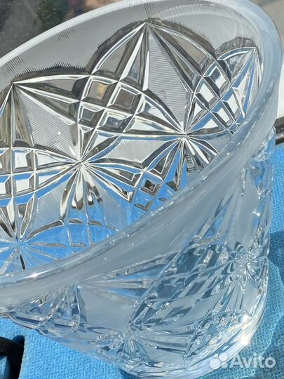 Ваза конфетница хрустальная СССР