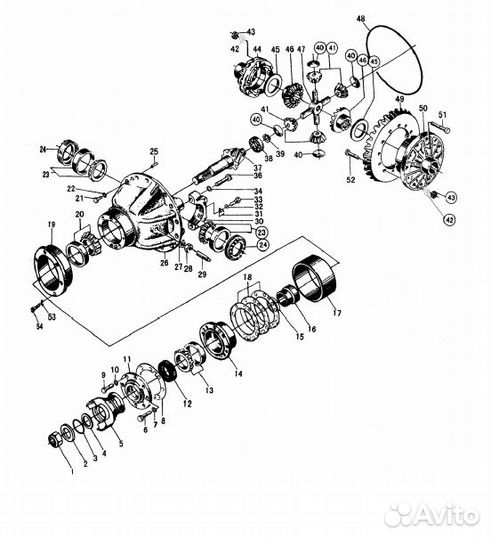 Шестерня дифференциала - 29070000341 (sdlg)
